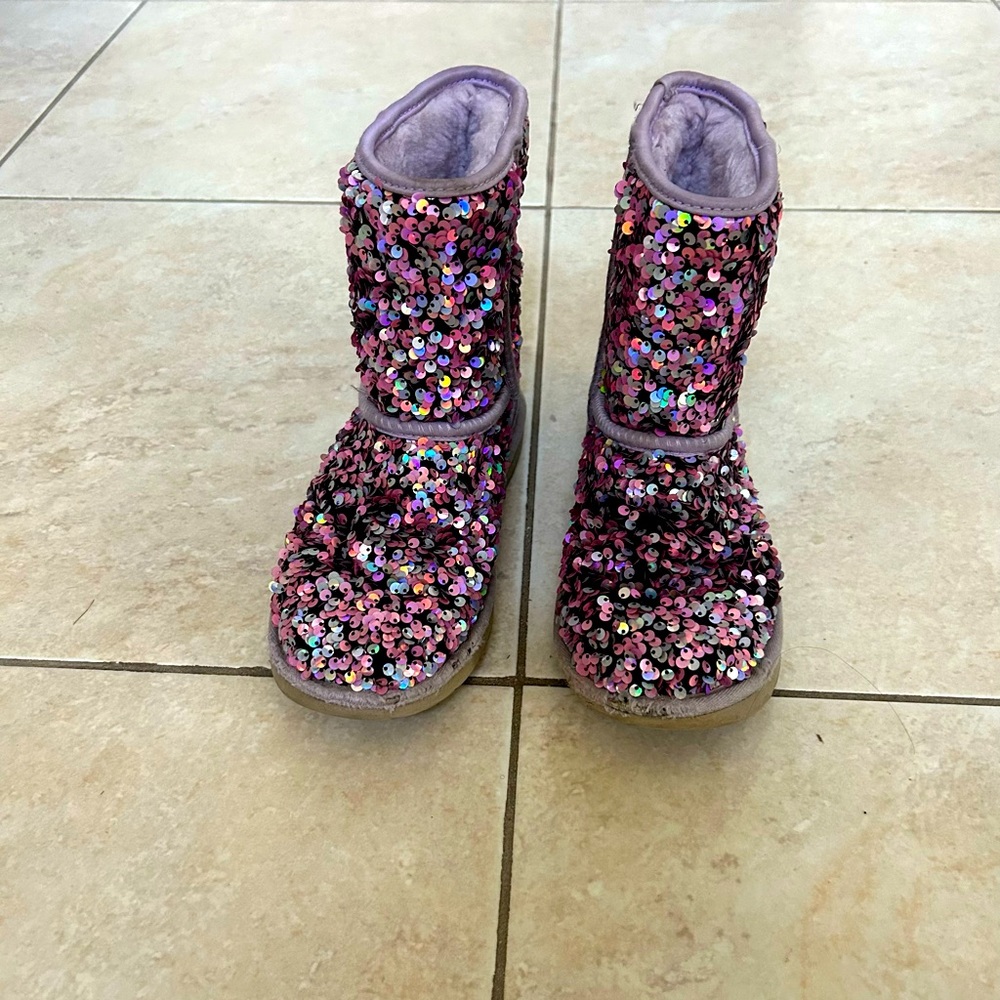 Kids sequin UGGs